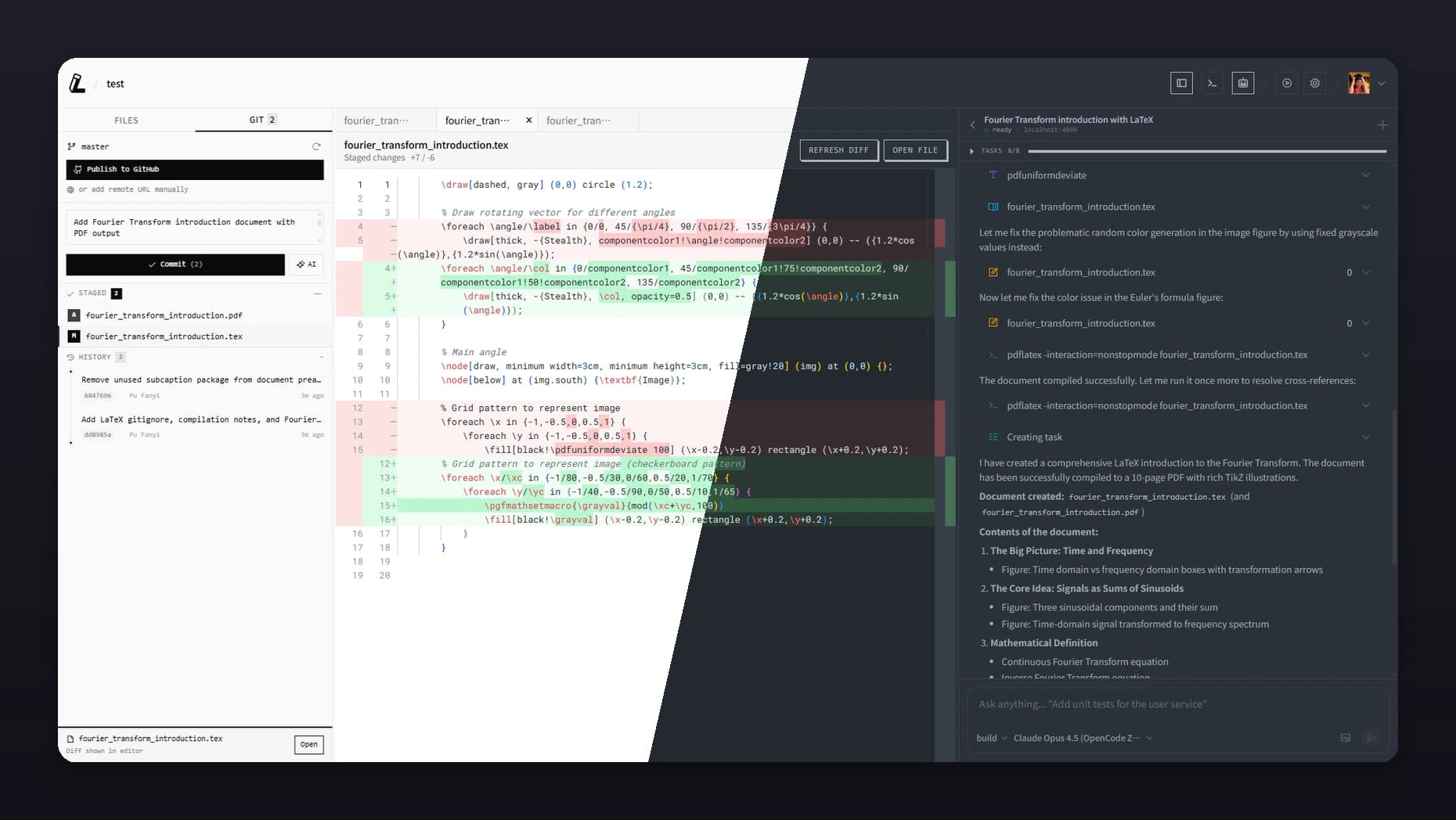 LMMs-Lab Writer - AI-native LaTeX editor